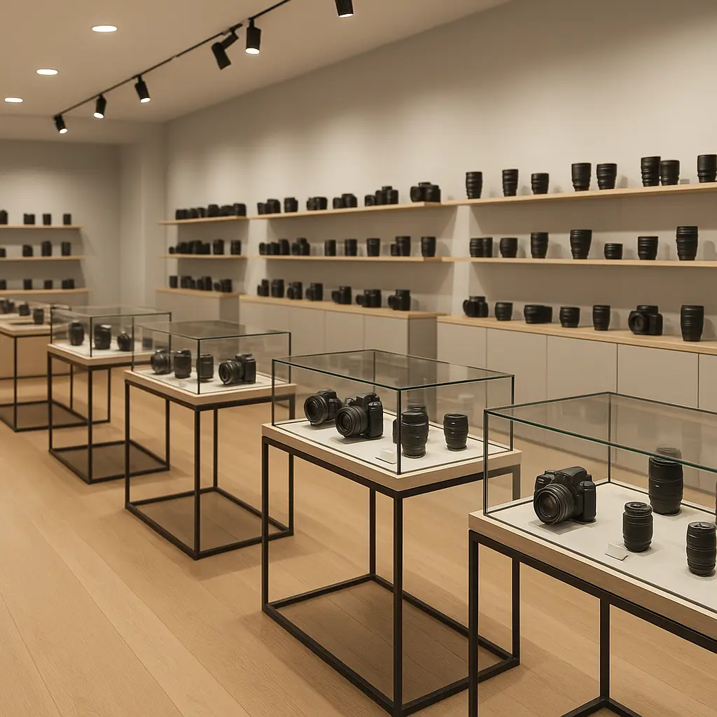 Kamera Store Innenraum